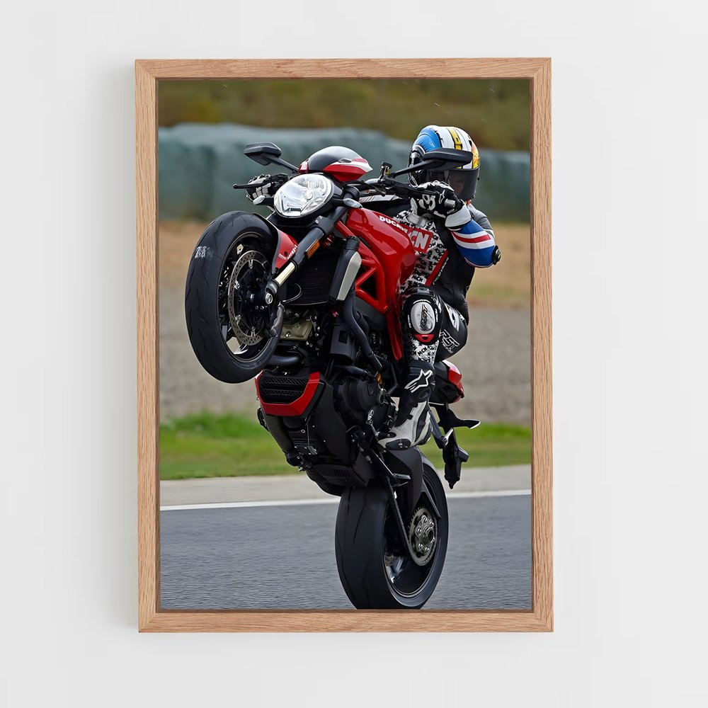 Poster Monstre Étonnant – affiche Ducati (vue 4)